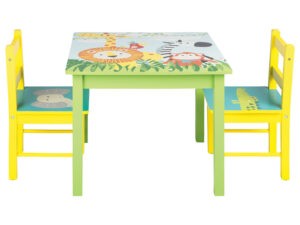 LIVARNO home Dětský stůl se 2 židličkami Safari