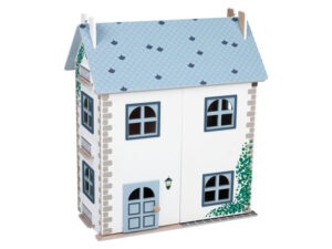 Playtive Dřevěný domeček pro panenky (modrá)
