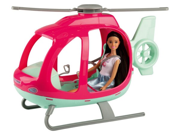 Playtive Fashion Doll panenka s autem / vrtulníke