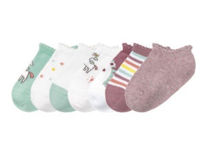 lupilu® Dívčí ponožky s bio bavlnou