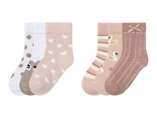 lupilu® Dívčí ponožky s BIO bavlnou